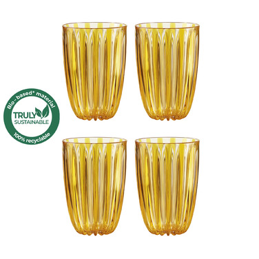 Набор из 4 стаканов, 'DOLCEVITA', янтарь 123900151 GUZZINI