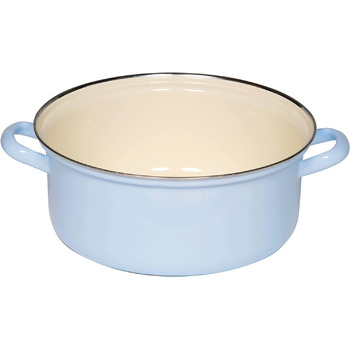 Кастрюля с хромированным ободком 24 см Riess