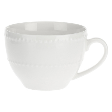 Чашка для чаю з блюдцем La Porcellana Bianca COLLINA, порцеляна, 350 мл