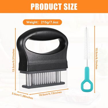 Пресс для мяса из нержавеющей стали с 48 лезвиями черный sdhiiolp