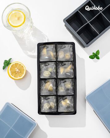 Силіконова форма для льоду 2 шт з 8 відділеннями Quikobo