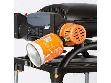 КОМПЛЕКТ Портативний переносний газовий гриль O-GRILL 500, срібло + шланг в подарунок! Код: 013369