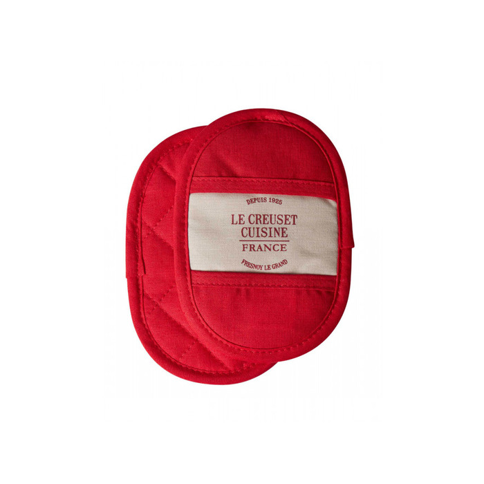 Прихвачує для сковороди набір 2 предмета, червона 1925 Le Creuset