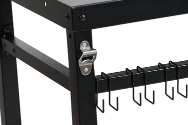 Металевий стіл-гриль, чорний 85 x 50 x 81 см BBQ-Toro