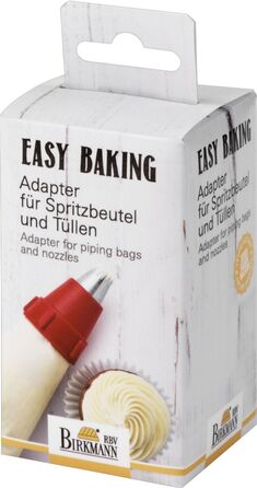 Перехідник насадки для кондитерського мішка, 7 x 5 см, Easy Baking RBV Birkmann