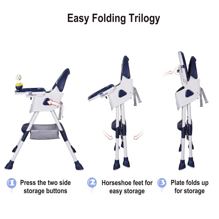 Дитячий стільчик для годування від 6 місяців Sinbide