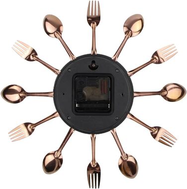 Настінні часи з кухонним начинням з нержавіючої сталі Timelike