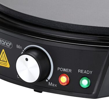 Млинниця електрична 30 см, чорна Monzana