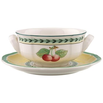 Піала для супу / бульйону з блюдцем French Garden Villeroy & Boch
