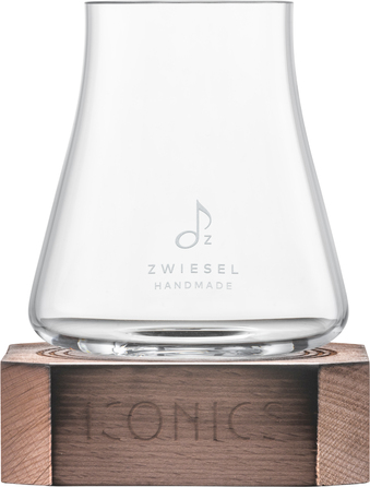 Келих для вина 0,62 л на дерев'яній підставці Iconics Zwiesel Glas