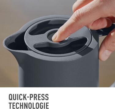 Термоглечик 1 л, антрацит Motiva Emsa