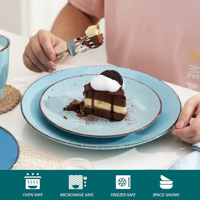 Комбінований набір посуду з кераміки із 16 предметів Navia vancasso