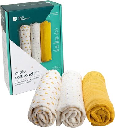 Набір із 3 рушників для дітей 80 х 80 см KOALA BABYCARE