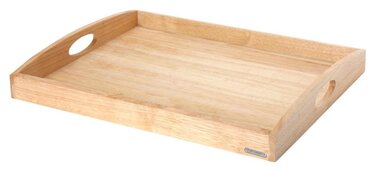 Набір підносів для обслуговування 3 предмета, каучукове дерево 44 x 35 см, 50 x 39 см і 54 x 42 см Continenta