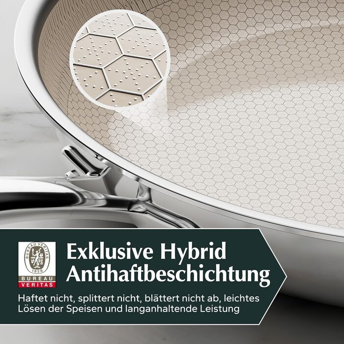 Набор сковород 24, 20, 28 см с сотовой структурой, 3 предмета Redchef