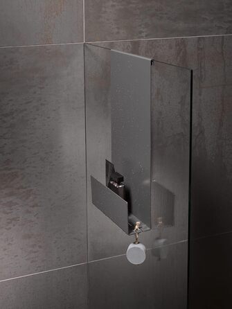 Алюмінієвий душовий піддон Keuco, чорний, зі знімним кошиком, гачком для рушників і зливними отворами, 32x60x12см, для підвішування в душі