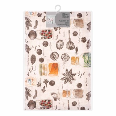 ARDESTO Набор салфеток сервировочных Spice, 30х45см, 2 шт, 90% полиэстер, 10% хлопок