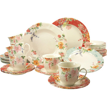 Набор посуды на 6 персон, 30 предметов, Crimson Creatable