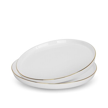 Набор из 2-х тарелок Fissman 27 см FLOREE фарфор (3660)