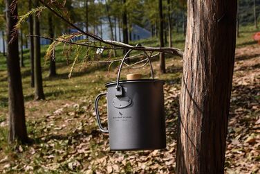 Титанова чашка для кемпінгу 750 мл Boundless Voyage