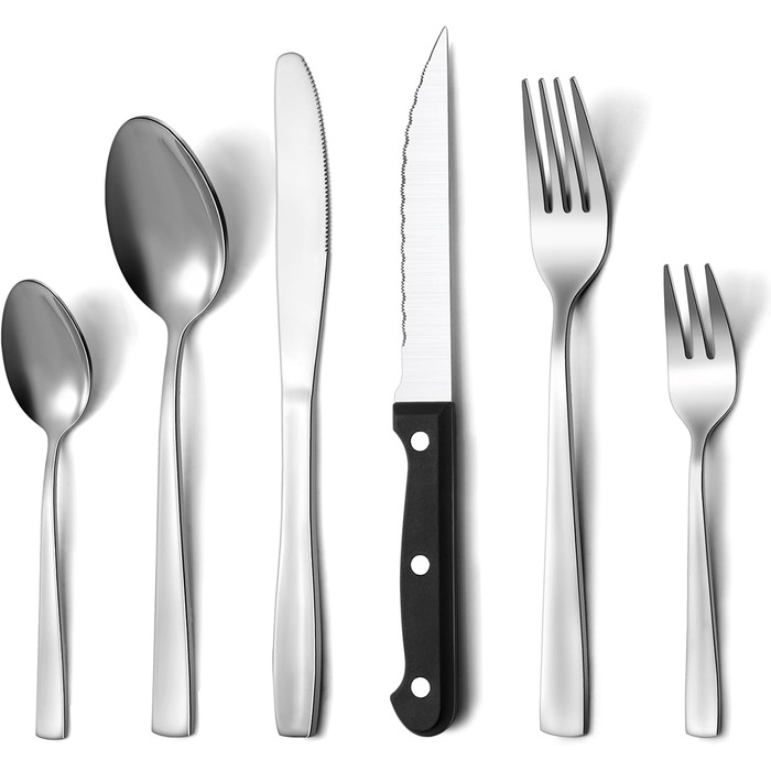 Набор столовых приборов на 6 человек 36 предметов Pleafind