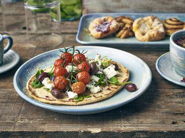 Тарілка кругла 24 см, Terra Porcelain Seafoam, GenWare