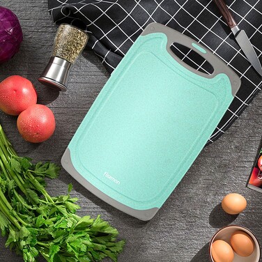 Разделочная доска для мяса, овощей и фруктов Fissman 32x20x8 см (8019)