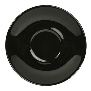 Блюдце 12 см, черное, Color Tea, GenWare