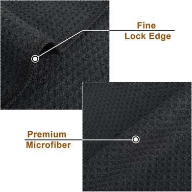 Кухонні рушники VIVOTE, рушник для гостей, подарунковий, 40x60 см, 2 шт., м&39які кухонні рушники, абсорбуючі рушники (чорні 40x70)