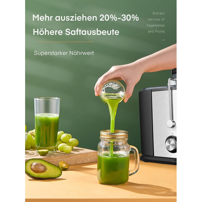 Соковижималка для овочів і фруктів, мощность 600 Вт Juilist