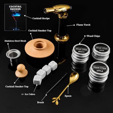 Набір для копчення коктейлів 13 предметів Jettory