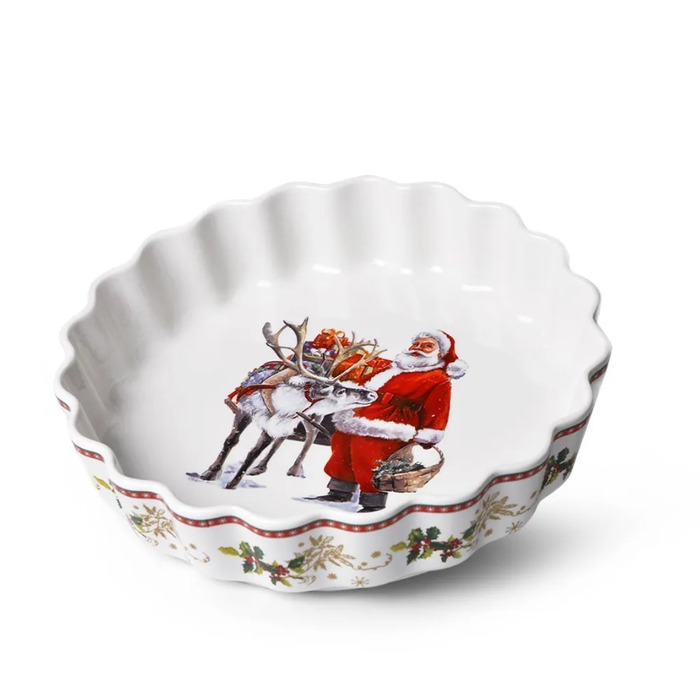 Форма для запікання Fissman CHRISTMAS 24,6 см фарфор (13792)
