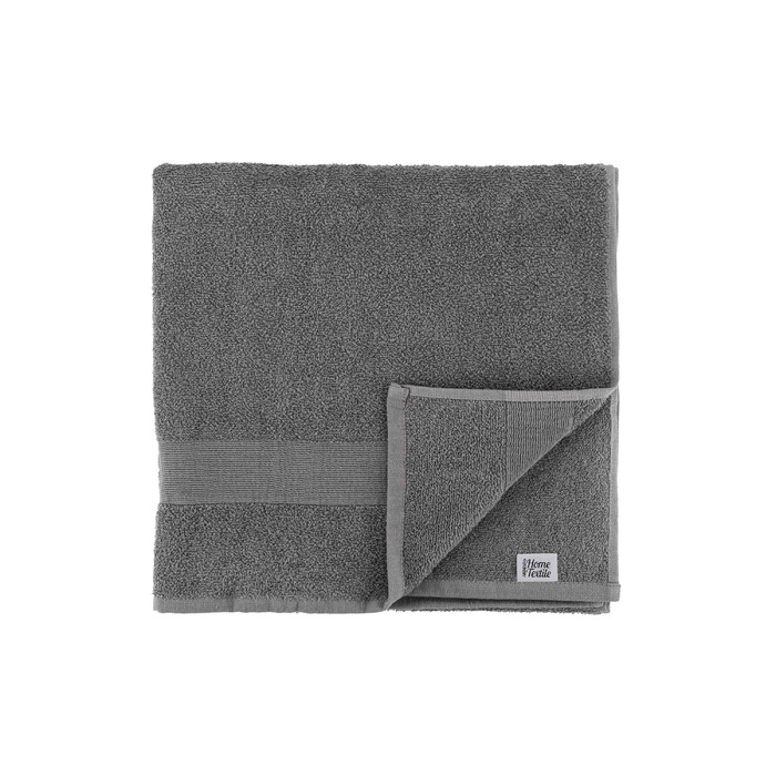 Рушник махровий Ardesto Benefit, 70х140см, 100% бавовна, сірий