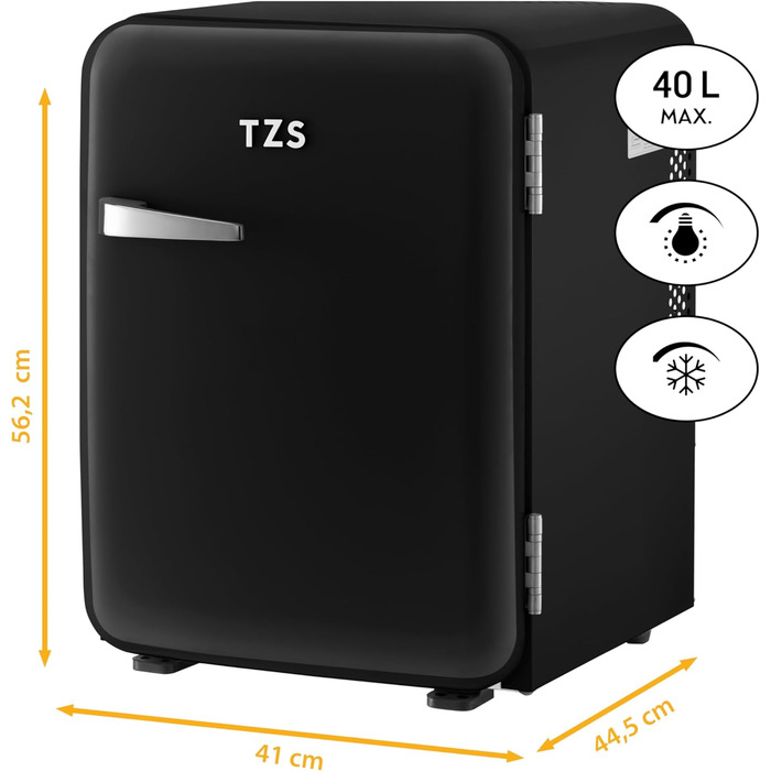 Мини-холодильник 40 л черный TZS First Austria