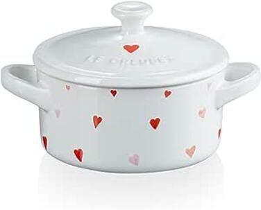 Мини-кокотница с крышкой 0,25 л Heart Le Creuset