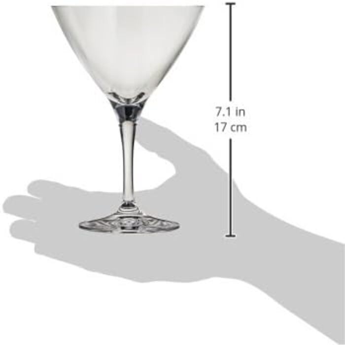 Набор из 4 бокалов, хрустальное стекло, 360 мл, специальные бокалы, 4390179 (бокалы для коктейлей)