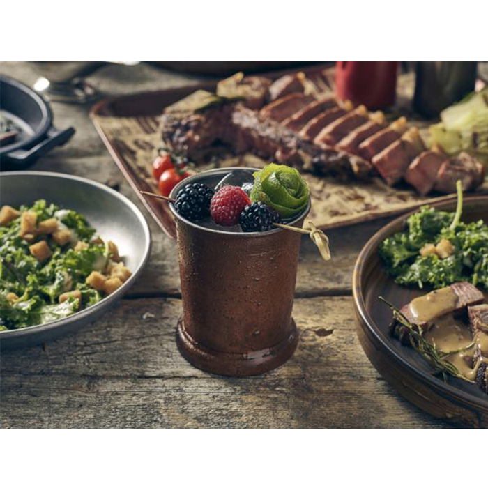 Стакан металлический 385 мл, Julep, эффект ржавчины, Rust Effect, GenWare