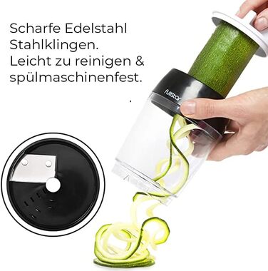 Спиральная овощерезка 4-в-1 с контейнером Fullstar