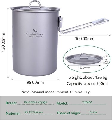 Посуд для пікніка для щоденного використання 0,9 л. iBasingo