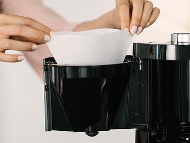 Кавоварка з фільтром, чорна, з термоглечиком Melitta