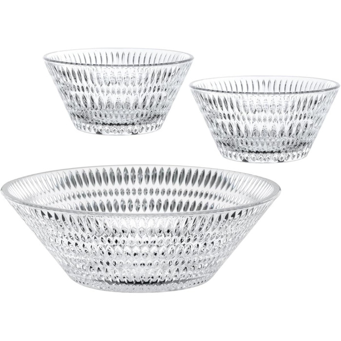 Набір кришталевих салатниць, 3 предмети, Ethno Nachtmann