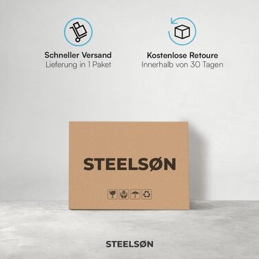 Складаний стіл для кемпінгу 180 х 74 см STEELSØN