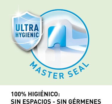 Набір контейнерів для зберігання продуктів EMSA Clip & Close, прямокутні, 5 x 0,8 л, коробки для зберігання, 100 герметичні, придатні для миття в посудомийній машині, морозильної камери та мікрохвильової печі, прозорі, сині, зроблено в Німеччині, N10307 (