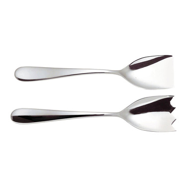 Прилади для салату 26 см металік Nuovo Milano Alessi