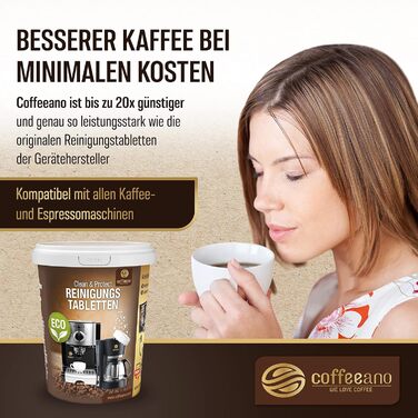 Таблеток для чищення кавомашин 250 табл Coffeeano