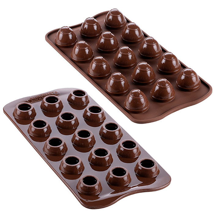 SCG052 Форма силіконова 'спіраль' Ø24 h30 мм, 9x15 Tot.135 мл