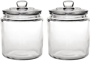 Банка для печива Olympia Biscotti з кришкою, 3,8 літра, прозора, розмір 252(В) x 200(Діаметр) мм - контейнер для зберігання солодощів, кондитерських виробів, пластівців, макаронних виробів, сухих продуктів - вінтажний стиль, можна мити в посудомийній маши