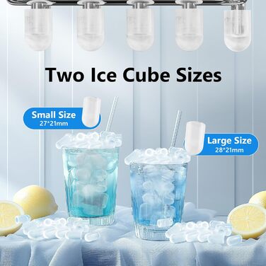 Маленький льодогенератор 1,3 л 105 Вт Eicnr