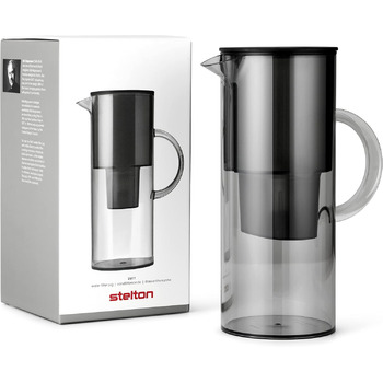 Фильтр-кувшин для воды с картриджами фильтром 2 л серый STELTON