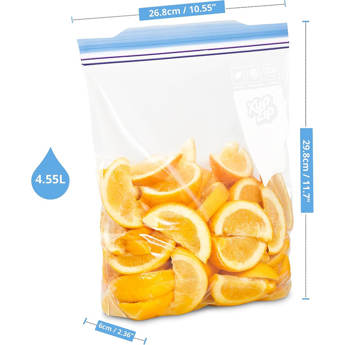 Вакуумні пакети 40 пакетів 26,8 х 29,8 см XupZip